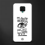 you're an artist glass case for redmi note 9 pro image