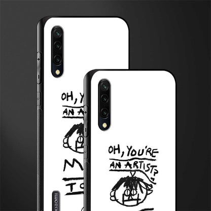 you're an artist glass case for mi a3 redmi a3 image-2