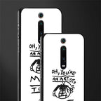 you're an artist glass case for redmi k20 image-2