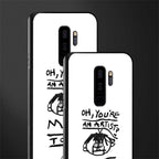 you're an artist glass case for samsung galaxy s9 plus image-2