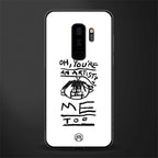 you're an artist glass case for samsung galaxy s9 plus image