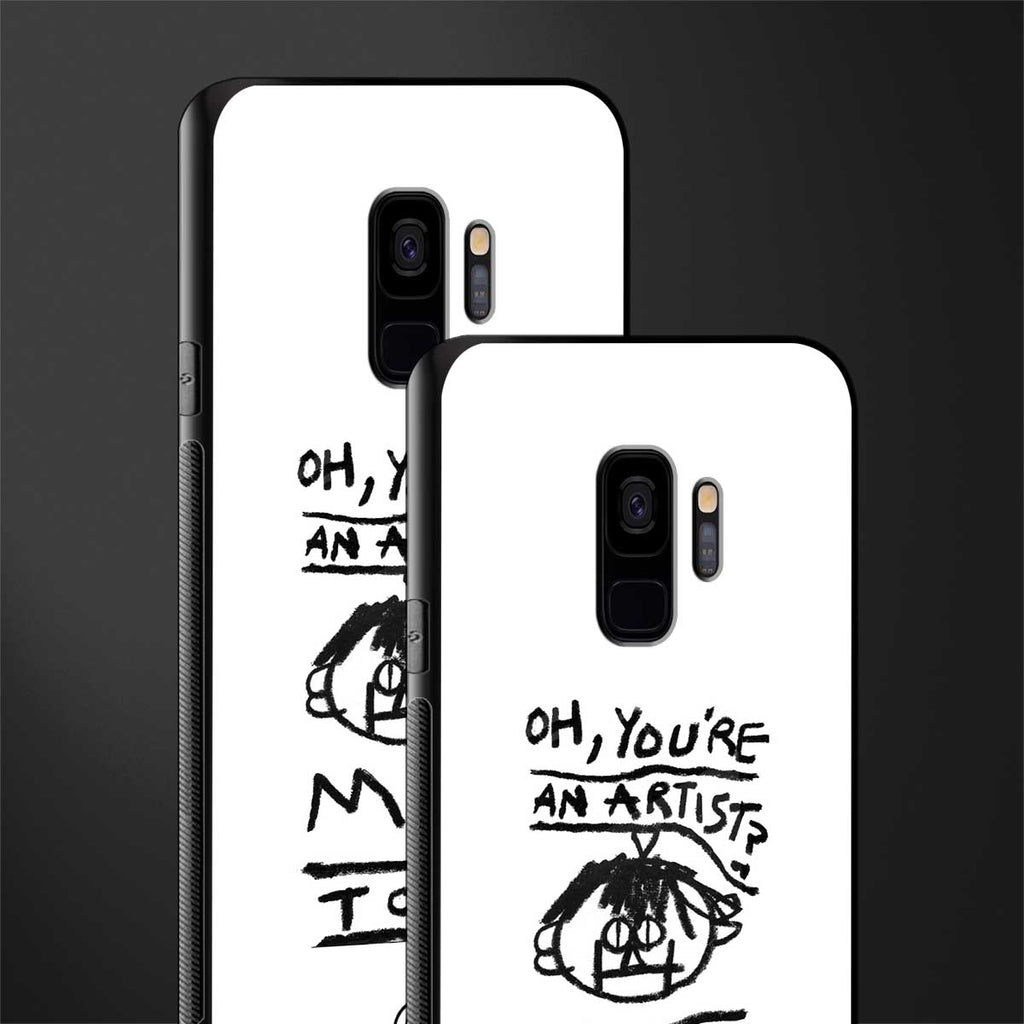 you're an artist glass case for samsung galaxy s9 image-2