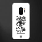you're an artist glass case for samsung galaxy s9 image