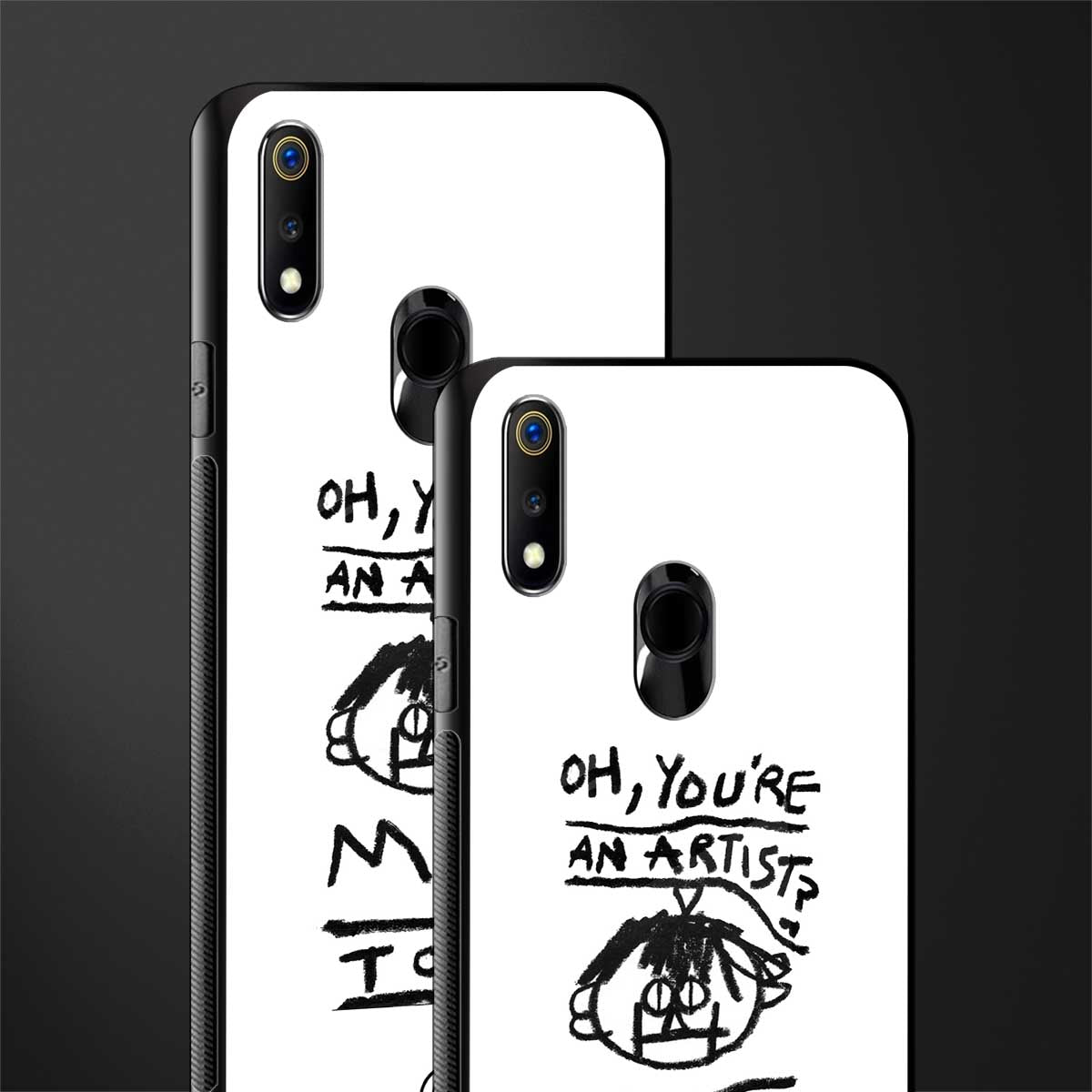 you're an artist glass case for realme 3 pro image-2