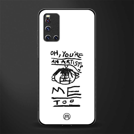 you're an artist glass case for vivo v19 image