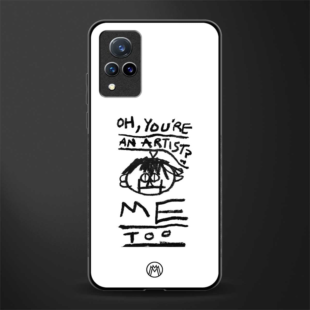 you're an artist glass case for vivo v21 5g image