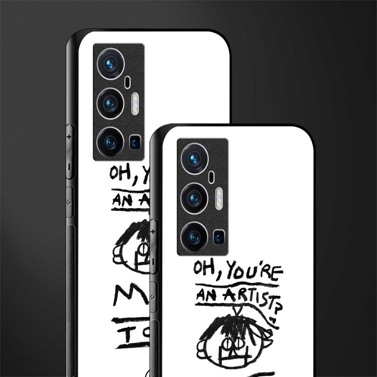 you're an artist glass case for vivo x70 pro plus image-2