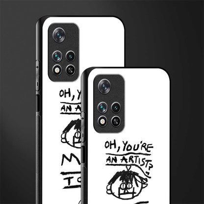 you're an artist glass case for poco m4 pro 5g image-2