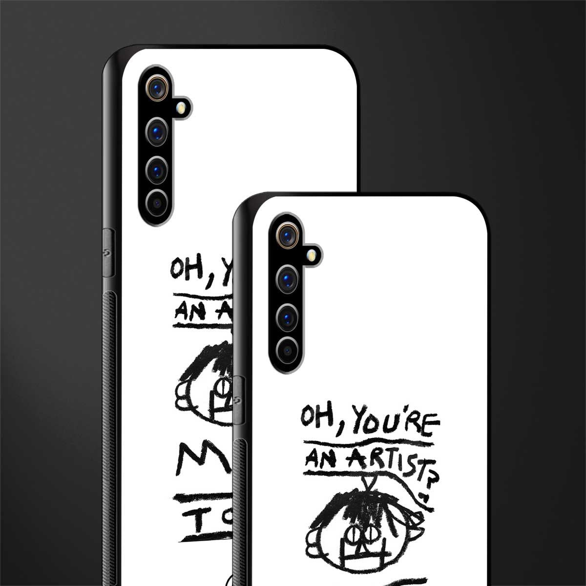 you're an artist glass case for realme x50 pro image-2