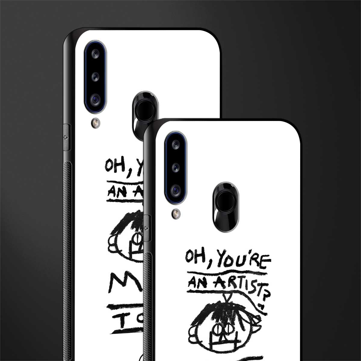 you're an artist glass case for samsung galaxy a20s image-2
