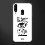 you're an artist glass case for samsung galaxy a20s image