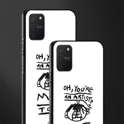you're an artist glass case for samsung galaxy a91 image-2