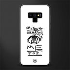 you're an artist glass case for samsung galaxy note 9 image
