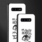 you're an artist glass case for samsung galaxy s10 image-2