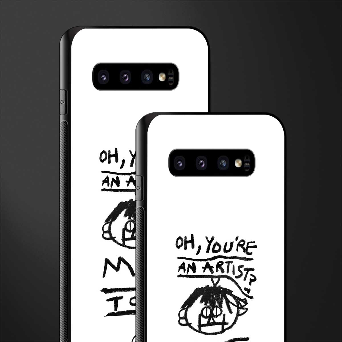 you're an artist glass case for samsung galaxy s10 image-2