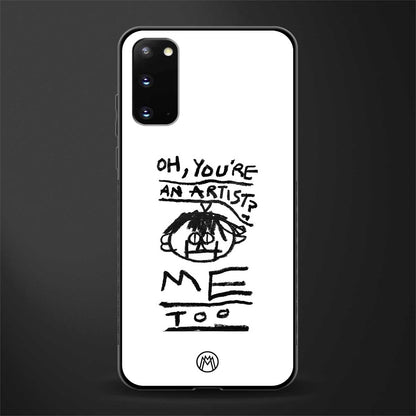 you're an artist glass case for samsung galaxy s20 image