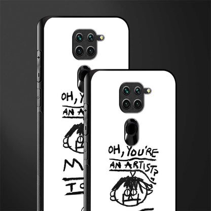 you're an artist glass case for redmi note 9 image-2