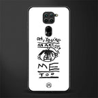 you're an artist glass case for redmi note 9 image