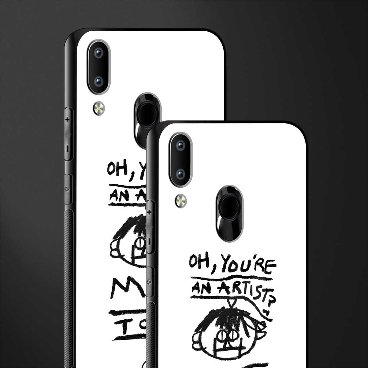 you're an artist glass case for vivo y91 image-2