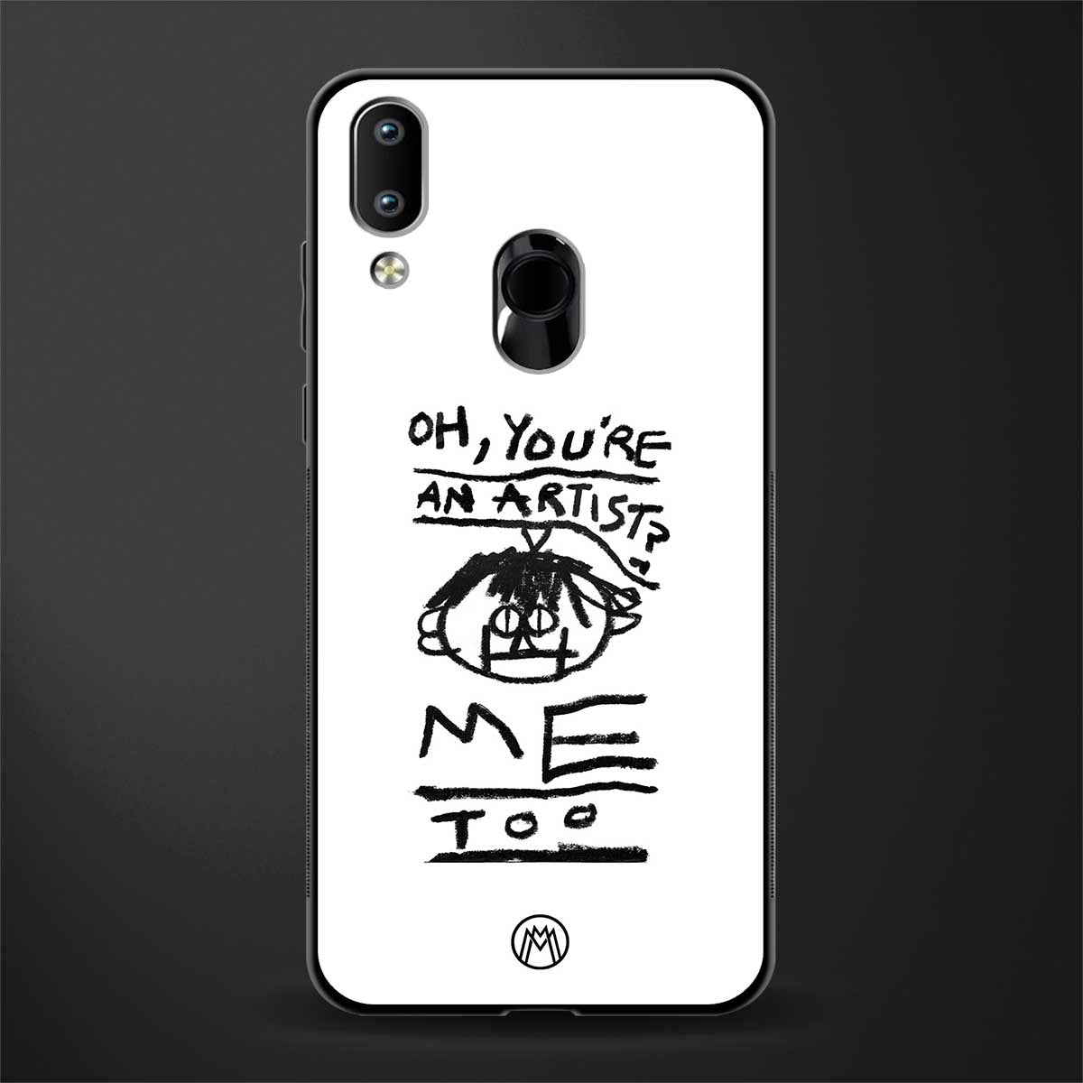 you're an artist glass case for vivo y93 image