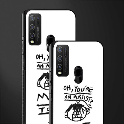 you're an artist glass case for vivo y30 image-2
