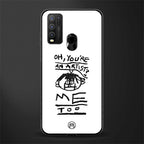 you're an artist glass case for vivo y50 image