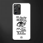 you're an artist glass case for samsung galaxy note 20 ultra 5g image