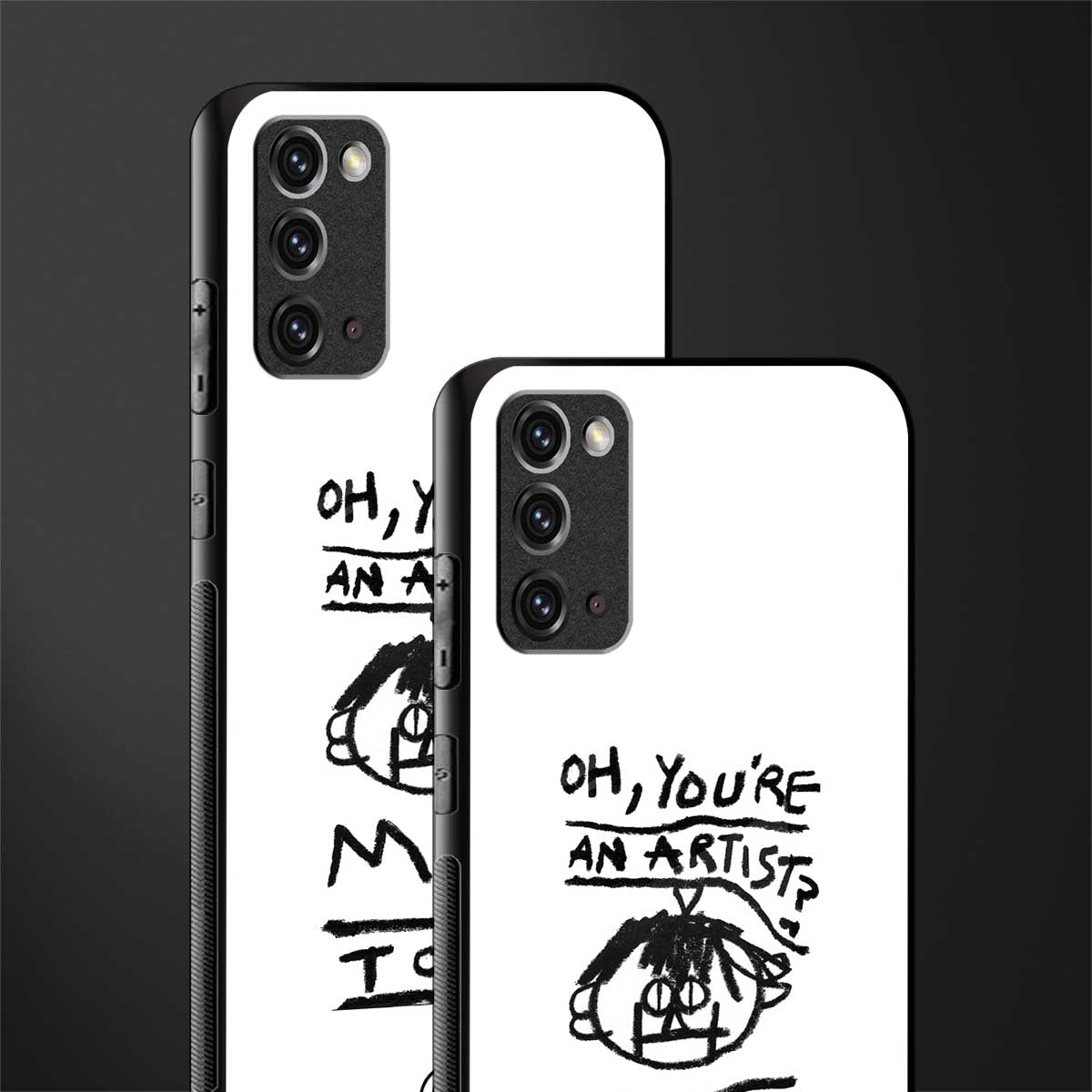 you're an artist glass case for samsung galaxy note 20 image-2