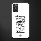 you're an artist glass case for samsung galaxy note 20 image