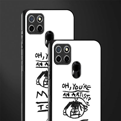 you're an artist glass case for realme narzo 30a image-2