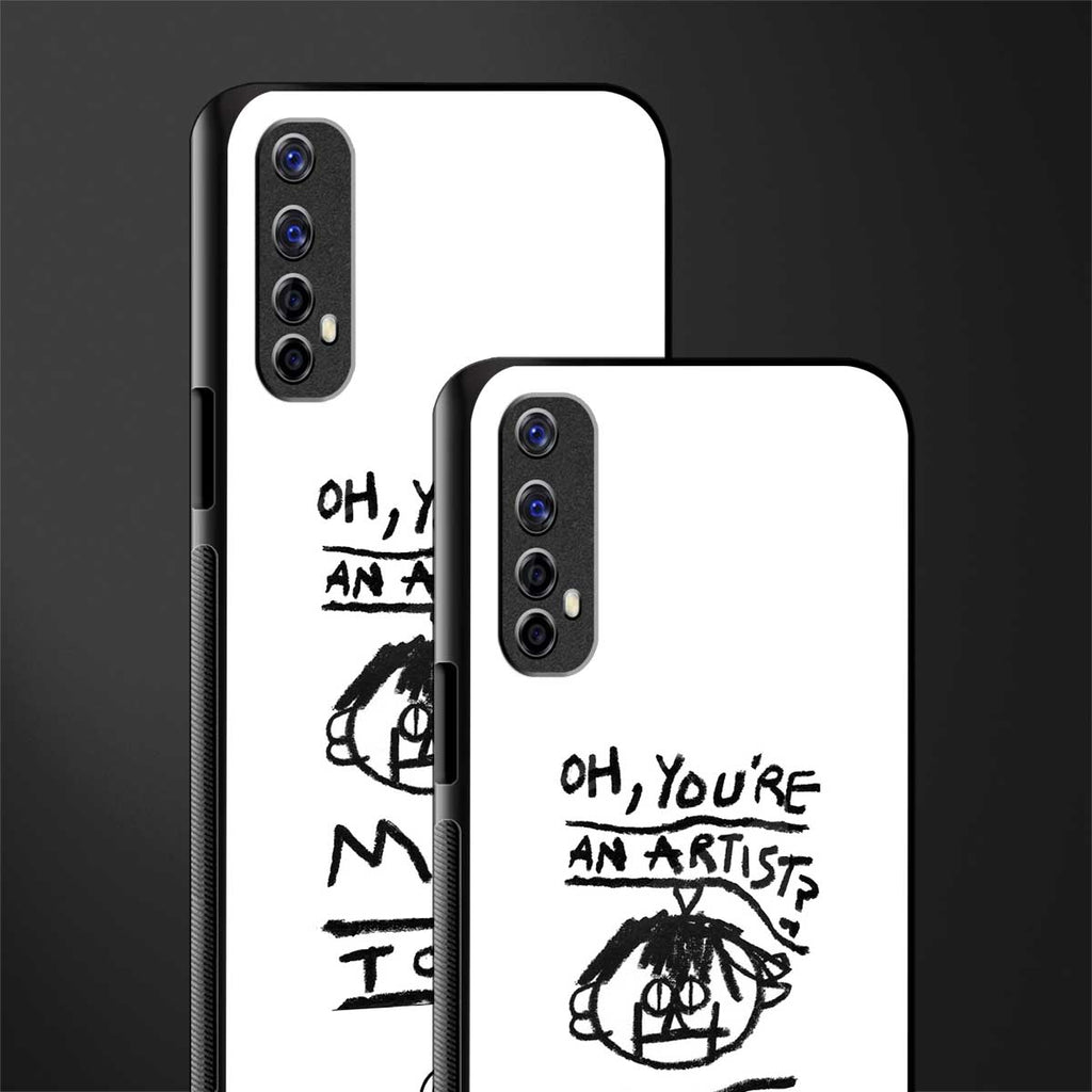 you're an artist glass case for realme narzo 20 pro image-2
