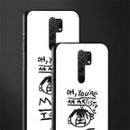 you're an artist glass case for redmi 9 prime image-2