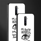 you're an artist glass case for realme x2 pro image-2