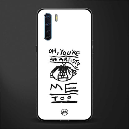 you're an artist glass case for oppo f15 image
