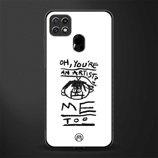 you're an artist glass case for oppo a15s image