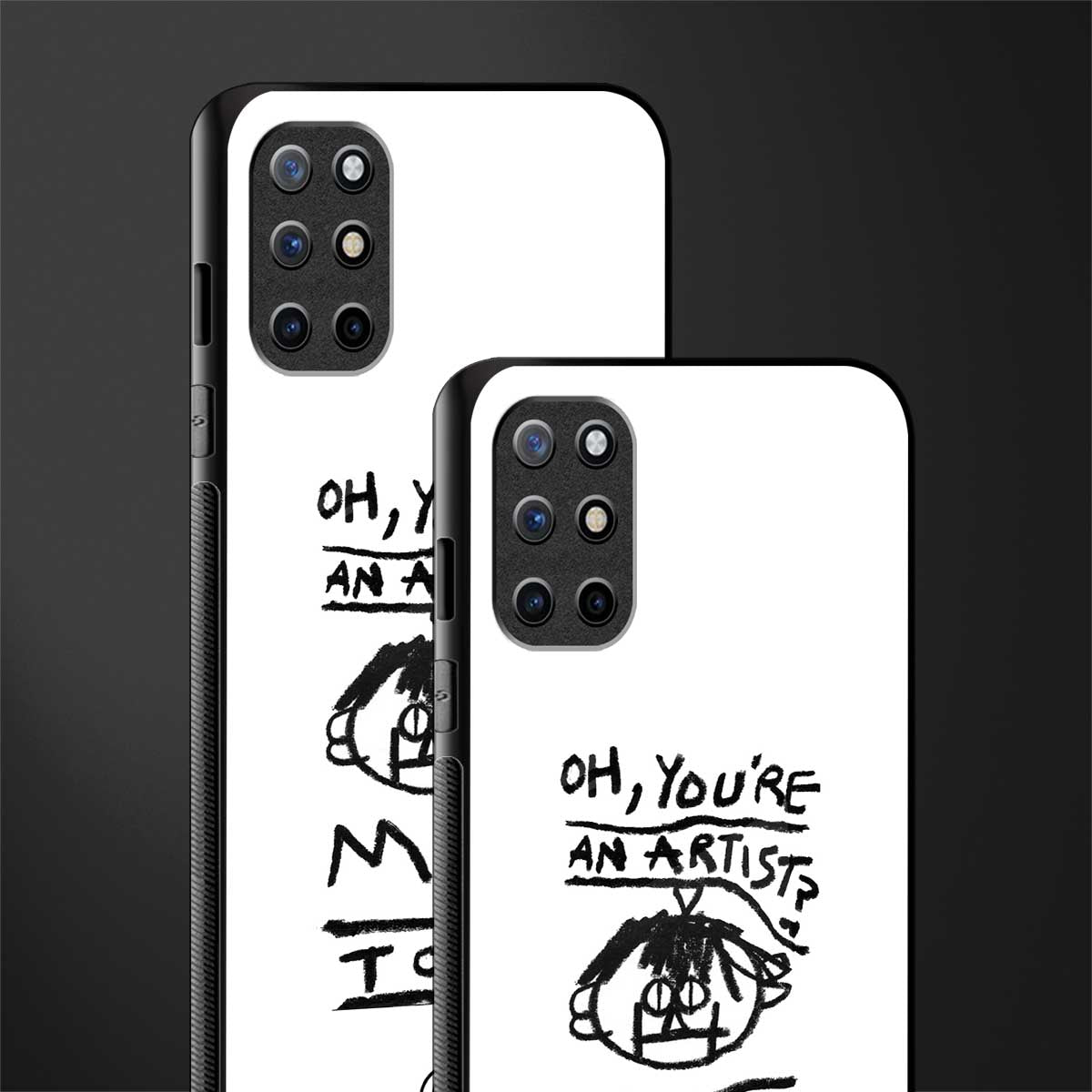 you're an artist glass case for oneplus 8t image-2