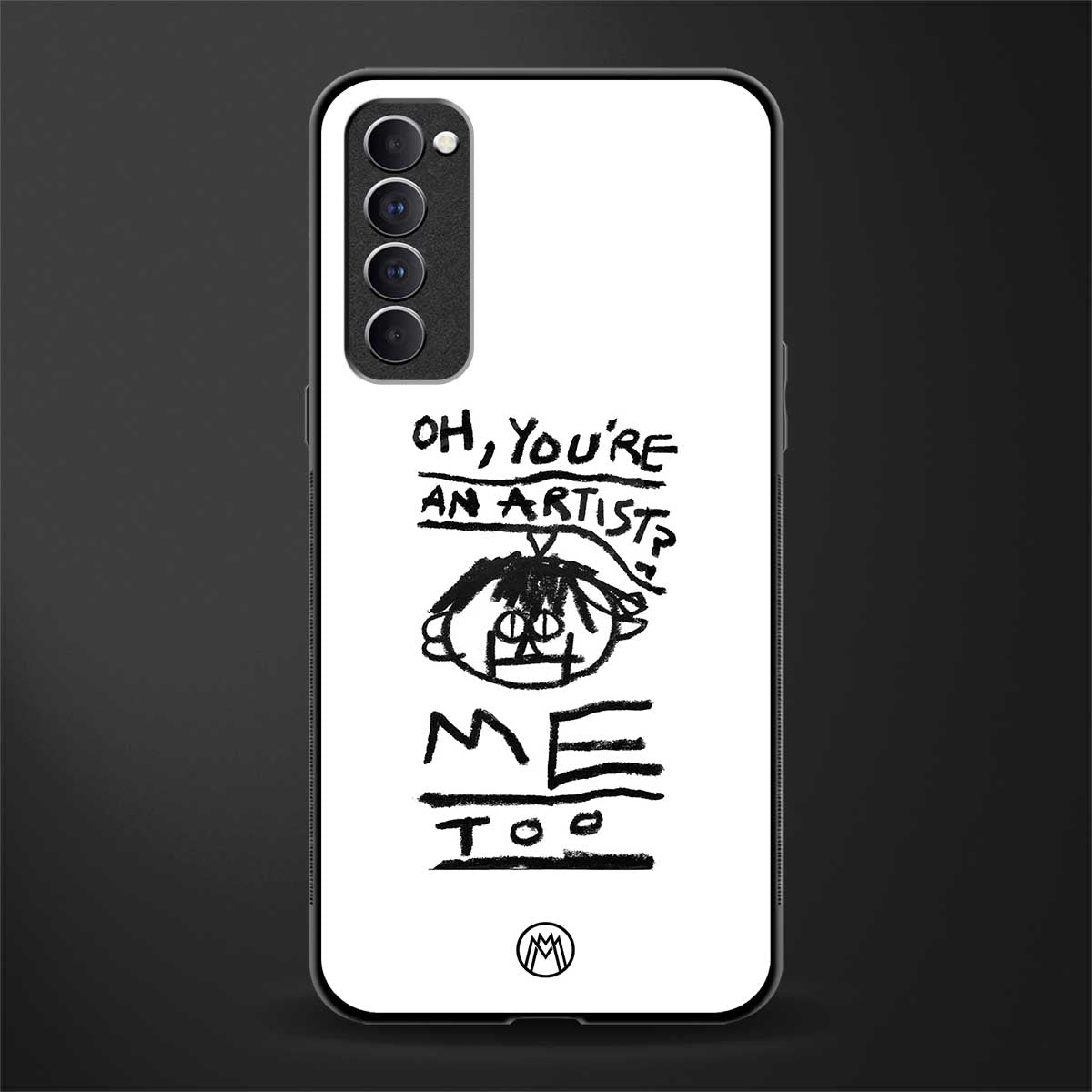 you're an artist glass case for oppo reno 4 pro image