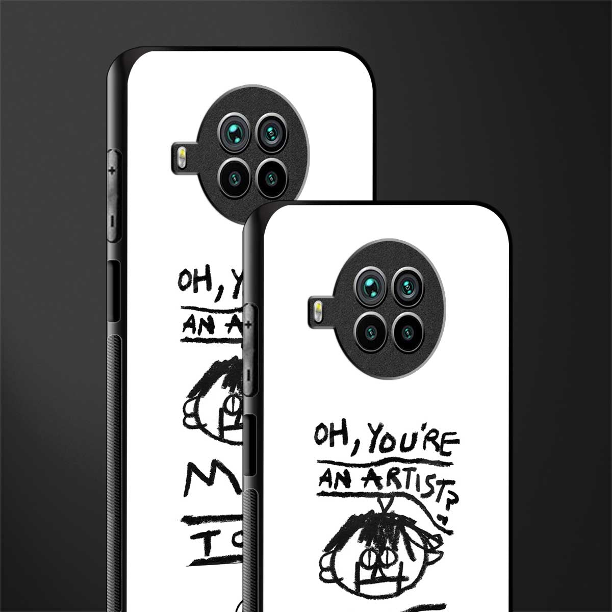 you're an artist glass case for mi 10i image-2