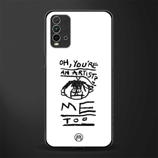 you're an artist glass case for redmi 9 power image