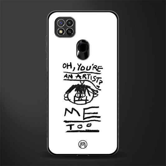 you're an artist glass case for poco c31 image