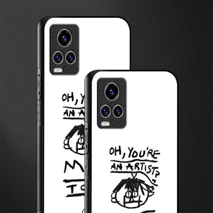 you're an artist glass case for vivo v20 pro image-2