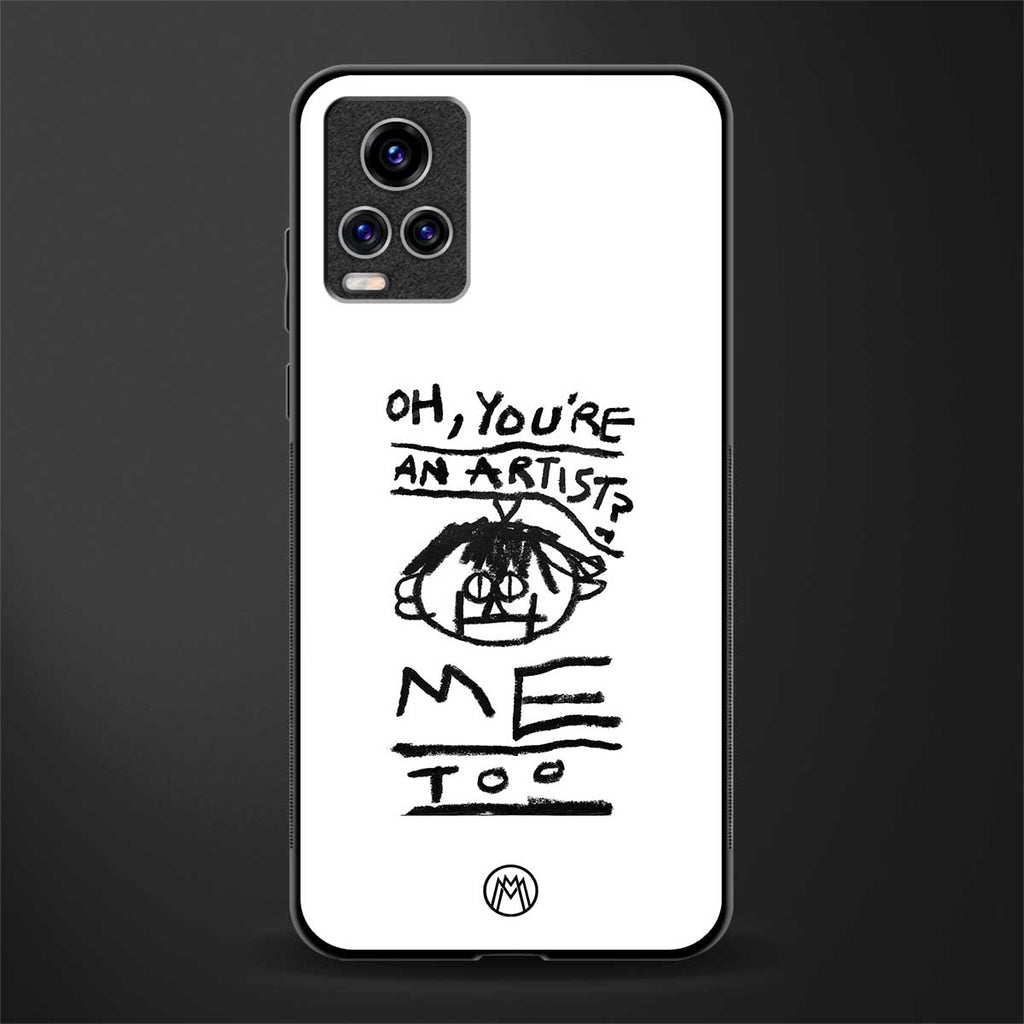 you're an artist glass case for vivo v20 pro image