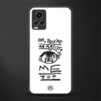 you're an artist glass case for vivo v20 pro image