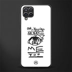 you're an artist glass case for samsung galaxy a12 image