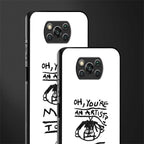 you're an artist glass case for poco x3 pro image-2