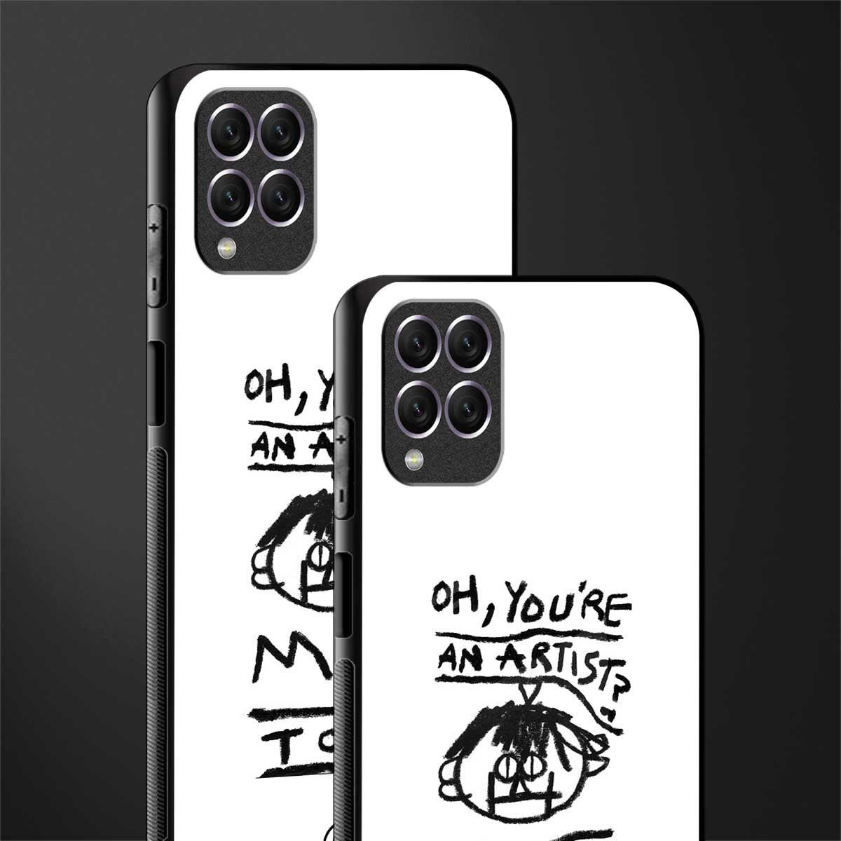 you're an artist glass case for samsung galaxy f62 image-2