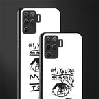 you're an artist glass case for oppo f19 pro image-2