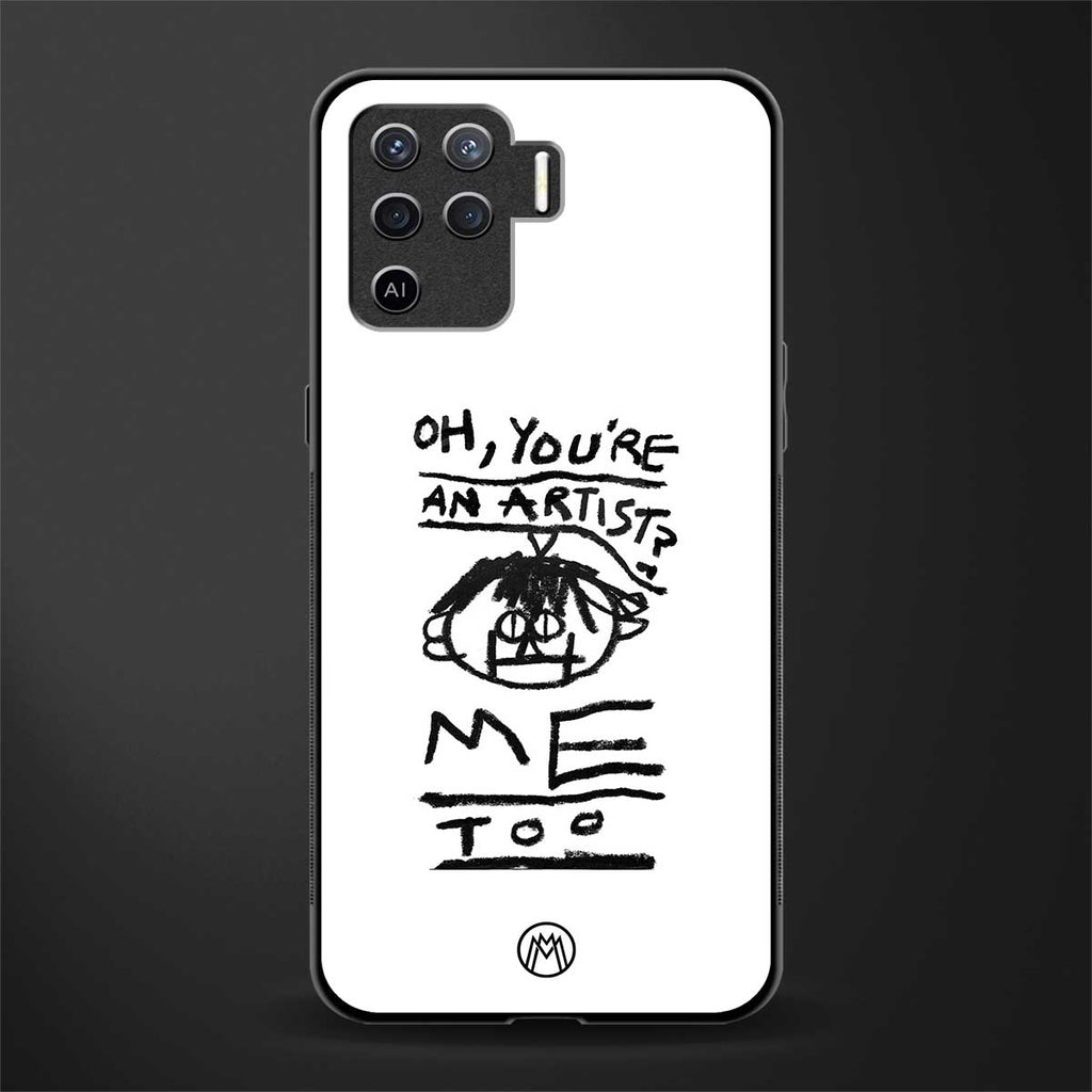 you're an artist glass case for oppo f19 pro image