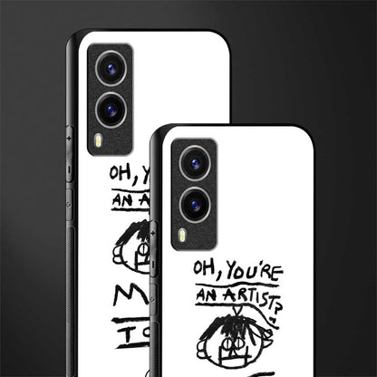 you're an artist glass case for vivo v21e 5g image-2
