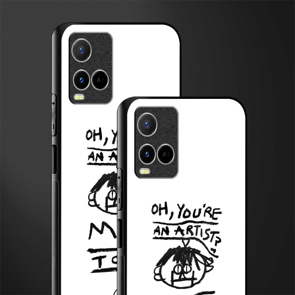you're an artist glass case for vivo y33s vivo y33t image-2
